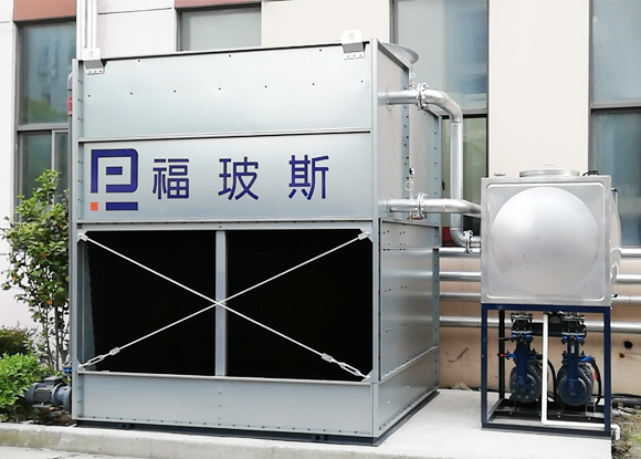 單進(jìn)風(fēng)復(fù)合流閉式冷卻塔案例