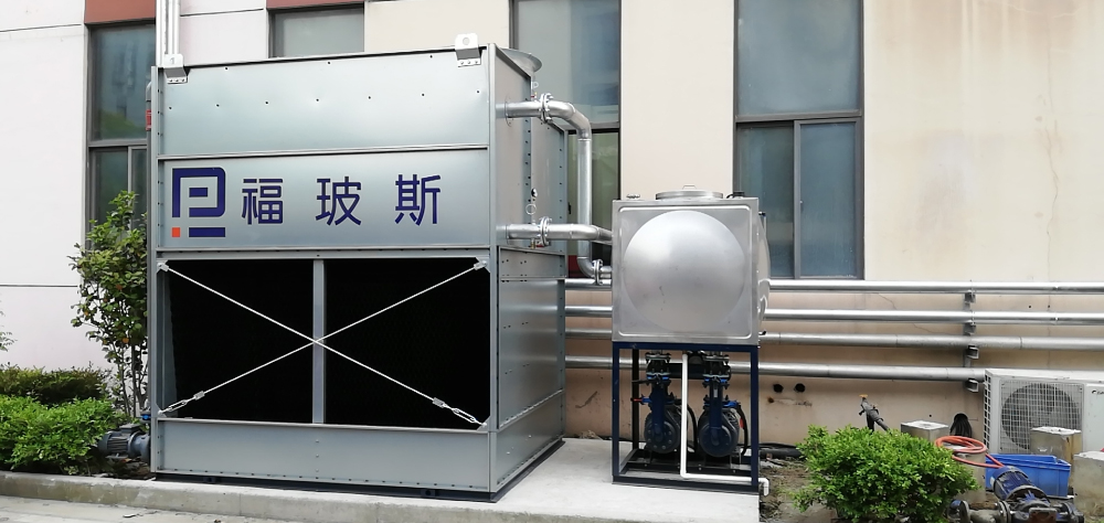 單進(jìn)風(fēng)復(fù)合流閉式冷卻塔案例